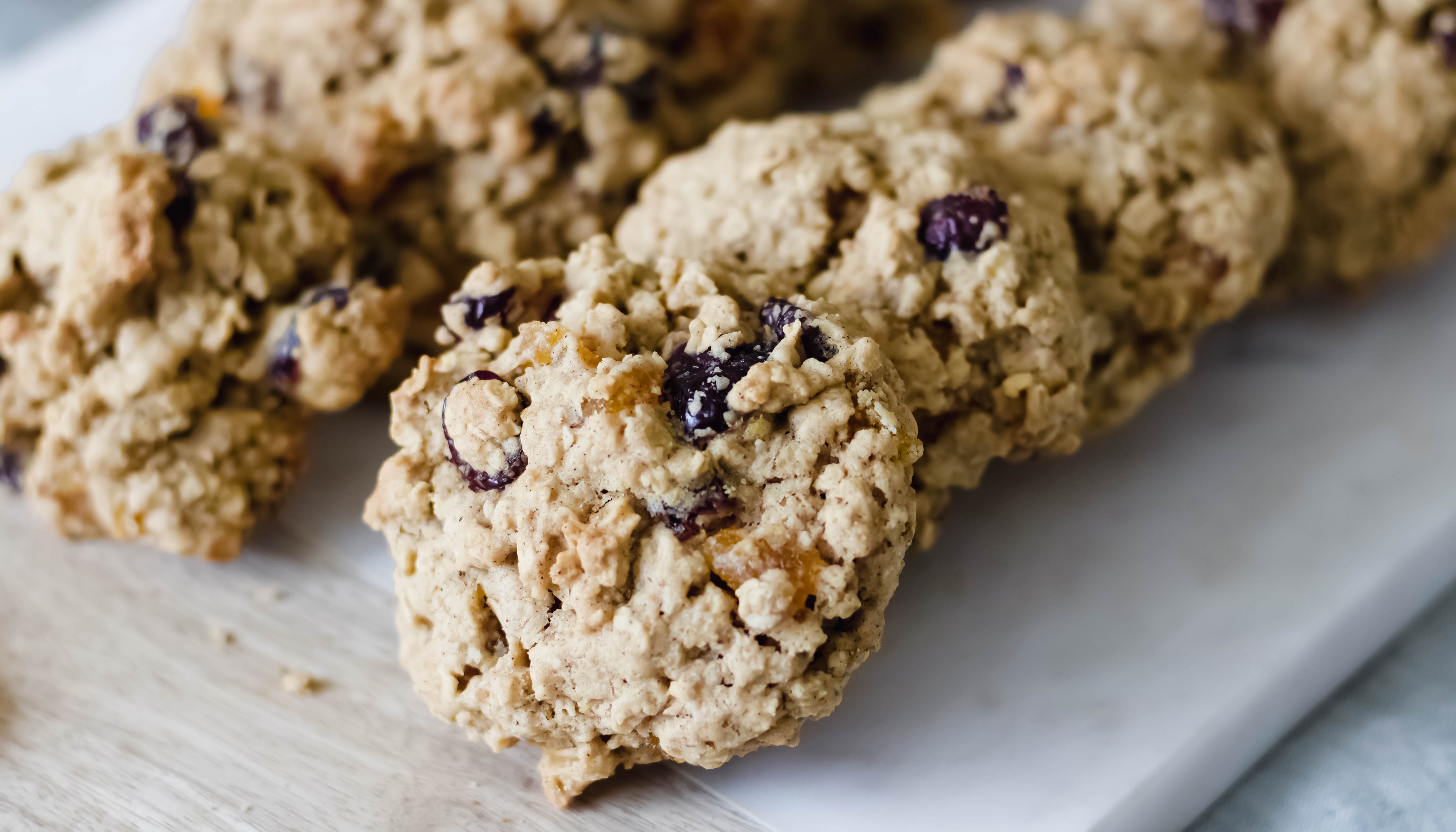 Apricot Cranberry Oatmeal Cookies
