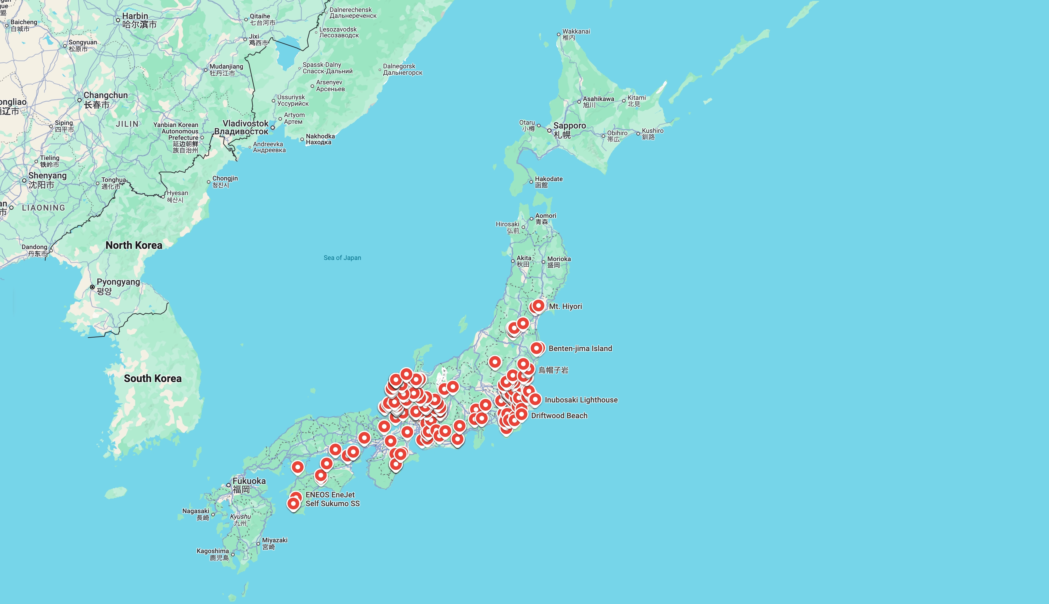 Map of Japan