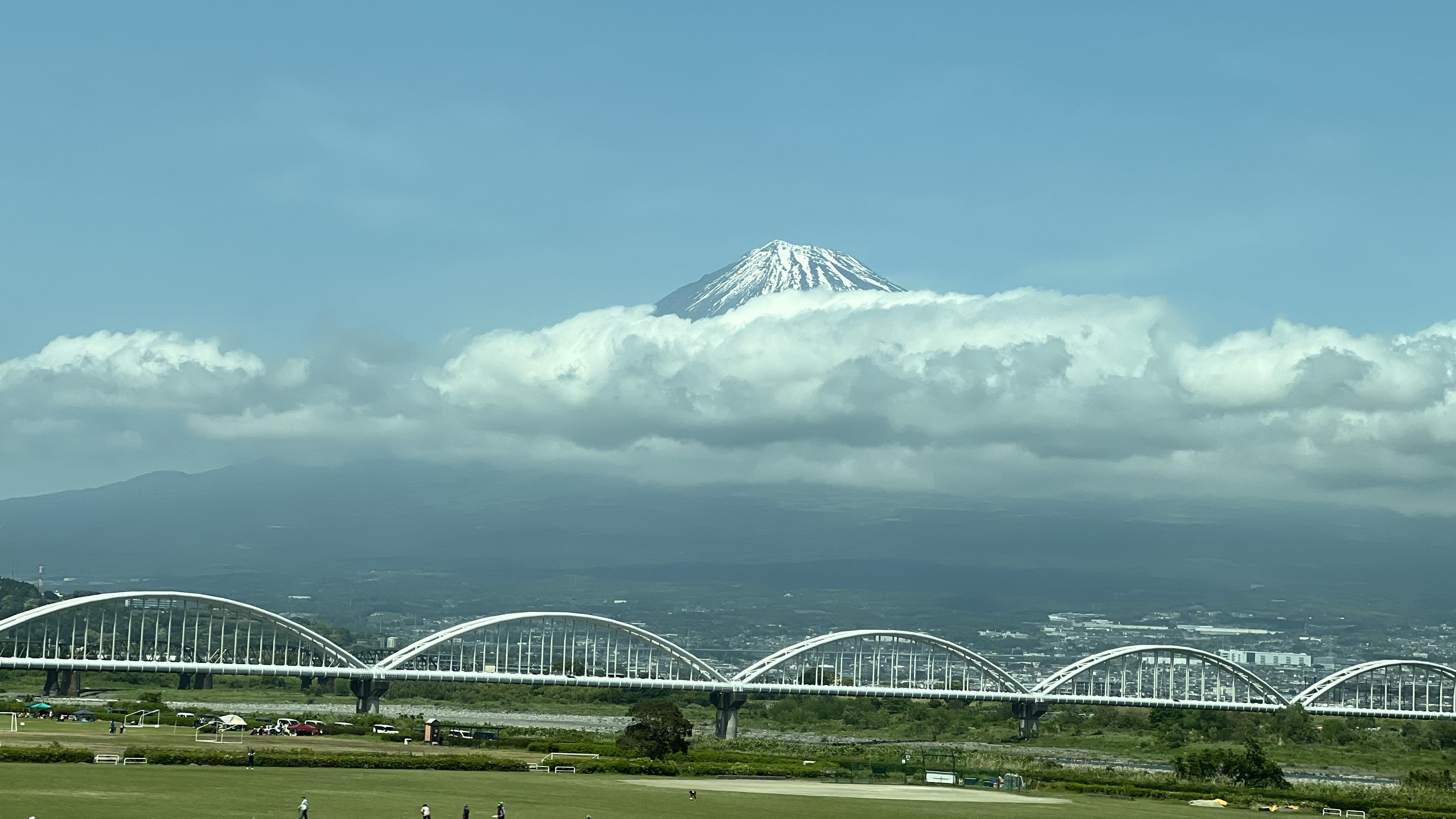 Mount Fuji from the Shinkansen